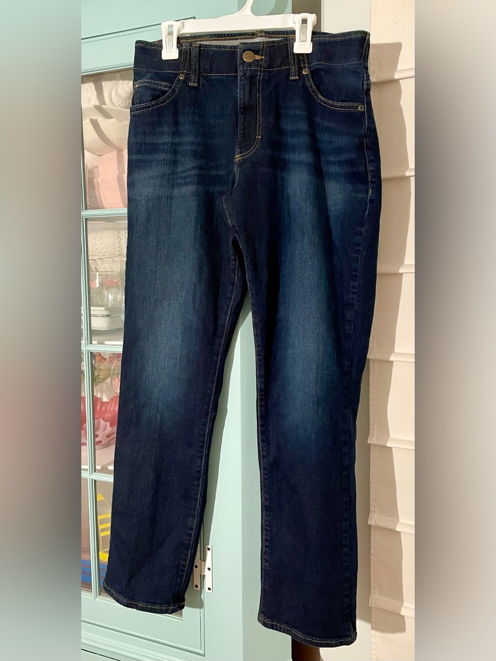 Lee Straight Taper Men’s Jeans – Size 30x30 – Dark Wash Stretch Denim – NWOT